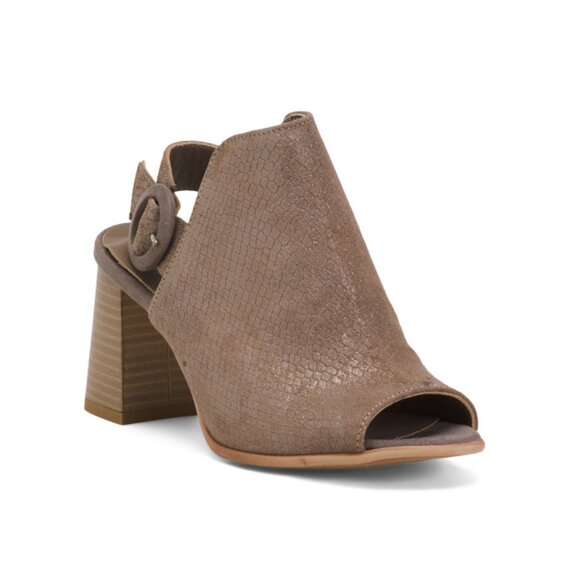 CORDANI Shimmer Made In Italy Suede Gwen Heels